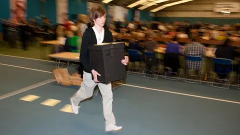 PA Media Teen runs with ballot boxes