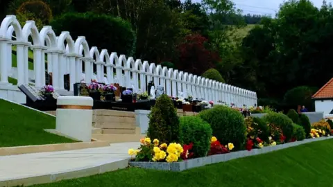 David Davies Aberfan Cemetary Memorial