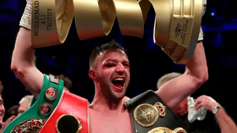 Reuters Josh Taylor after defeating Regis Prograis