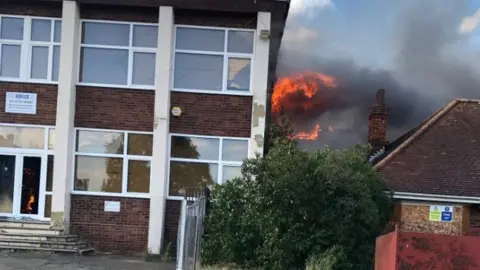 Cambridgeshire Fire and Rescue Gamlingay fire