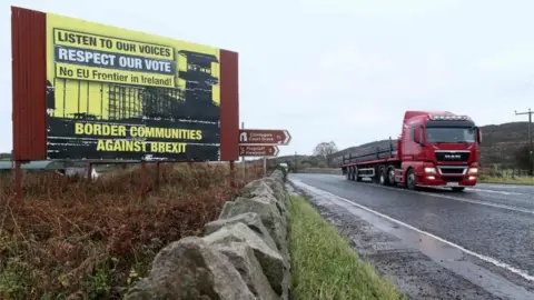 AFP/Getty The UK/Irish border