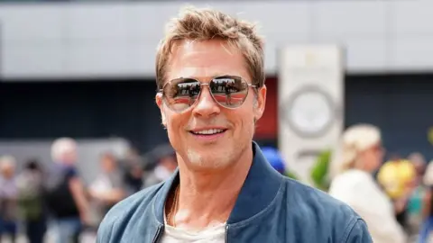 Brad Pitt F1 movie filming at British Grand Prix in Silverstone