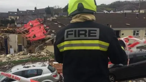 Tom Hall The scene of the blast