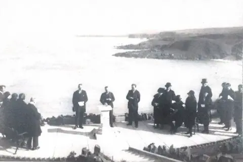 The opening of the Isabel Cowe memorial garden in 1931