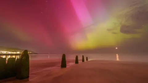Danny Smith Northern Lights at Westward Ho