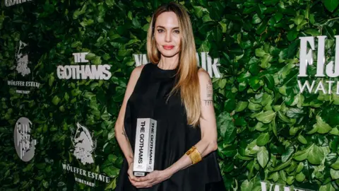 Getty Images Angelia Jolie at the 34th Annual Gotham Awards held at Cipriani Wall Street on December 2, 2024 in New York, New York