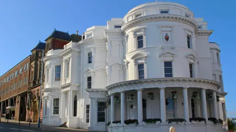 The Manx Parliament building. Some say it looks like a wedding cake.