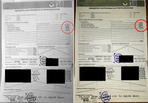 Election forms