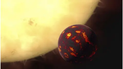 ESA/HUBBLE 55 Cancri-e artwork