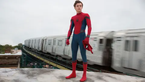 Sony Pictures Tom Holland in Spider-Man: Homecoming