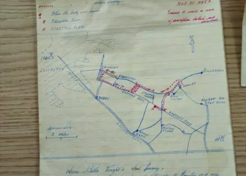 Leicestershire Police PC Alfred Hall notes