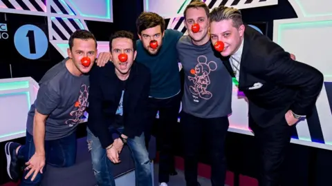 Scott Mills and Chris Stark during their LOL-a-thon