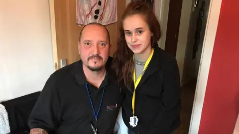 BBC Simon Clark and Laura Clark