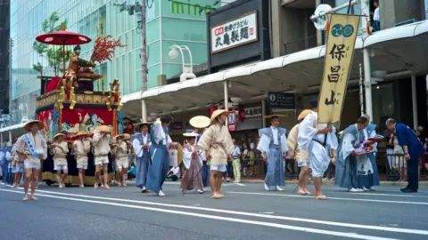 Getty Images A float from this year's Gion Matsuri