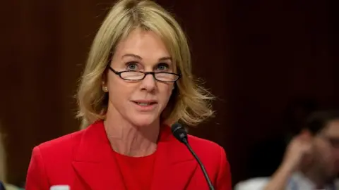Getty Images Kelly Knight Craft during Senate hearing in 2017