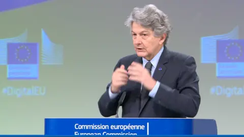 European Commission Internal Market Commissioner Thierry Breton