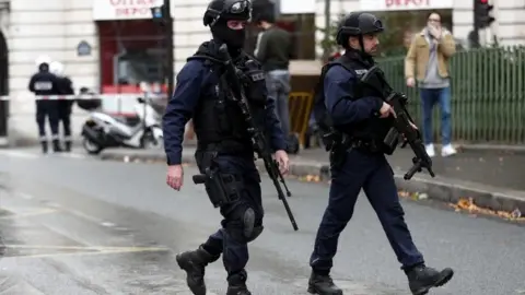 Reuters police at the scene