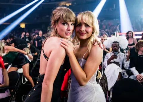 Getty Images Taylor Swift and Sabrina Carpenter