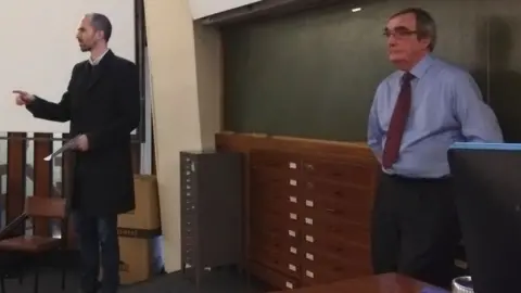 Alamy James Brackley and Roger Godsiff MP