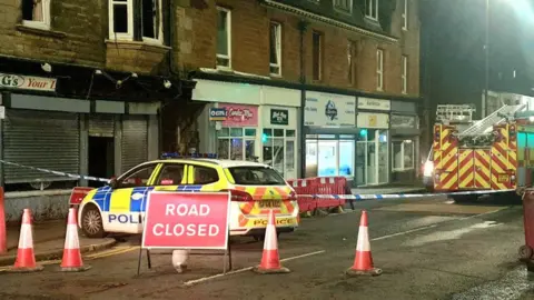 Cannabis farm worth £1m found after Cowdenbeath High Street fire