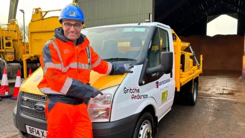 Hertfordshire County Council Richie Anderson with Gritchie Anderson