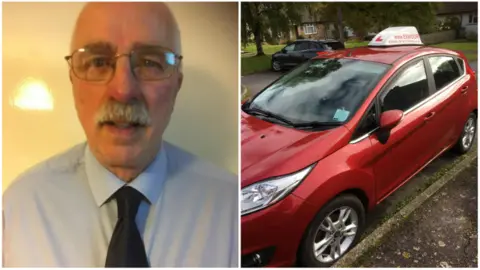 Arthur Mynott Arthur Mynott and his car