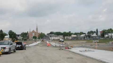 Courtesy Lac-Megantic  Lac-Megantic is in the midst of reconstruction