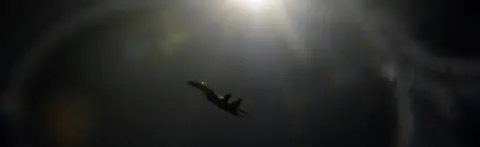 Getty Images A Russian SU-27 fighter jet