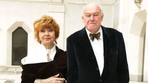 PA Prunella Scales and Tim West