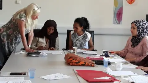 The Red Cross Language class