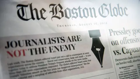 AFP Boston Globe front page
