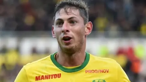 AFP Emiliano Sala playing for Nantes last November