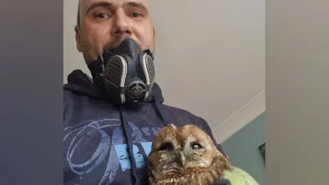 Darrel Cucu Darrel Cucu and an owl