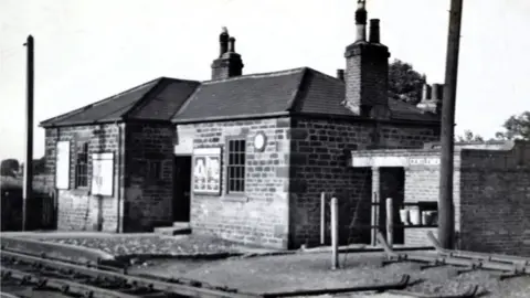 Geoffrey Horsman Heighington & Aycliffe Railway Station in County Durham., photographed in the 1920s -1930s.