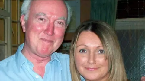 BBC Peter Lawrence with his daughter Claudia