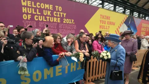 Getty Images The Queen in Hull