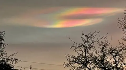 In Pictures: Rainbow clouds captured on camera in the south