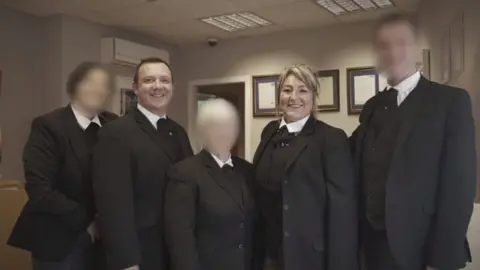 Fraudster Barry Stevenson-Hamilton, left, and whistle-blower Sarah Yorke, right