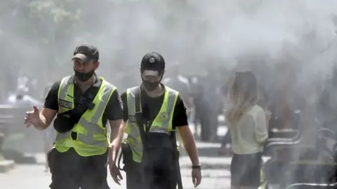 AFP Water spray in Kyiv. 25 June 2020