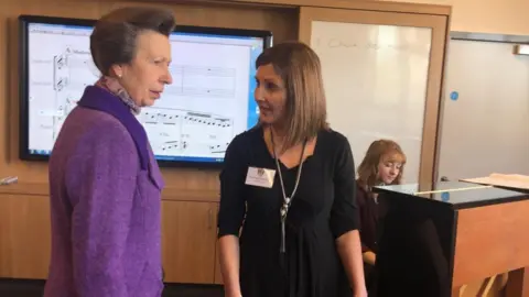 BBC Princess Royal at Foyle College opening