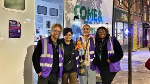 Women's Night Safe Space Bus The safety bus in Leeds