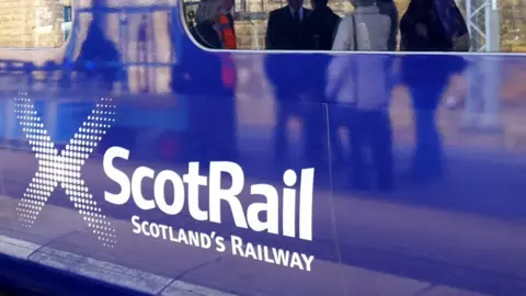 PA Media ScotRail train