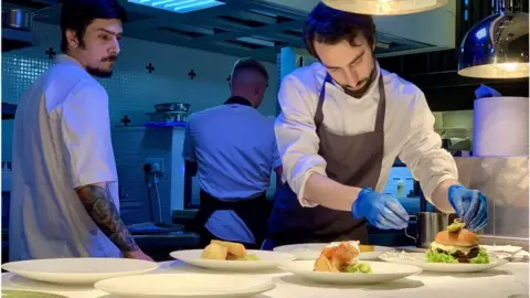 BBC The Chester Hotel in Aberdeen has seen 900 covers cancelled in 48 hours