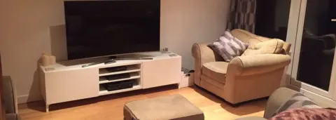 Ruby Willard Living room of Ruby Willard's home