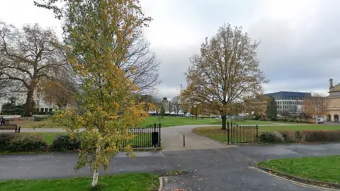 BBC News Imperial Gardens in Cheltenham