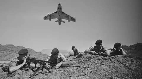 Terry Fincher/Getty Images Hawker Hunter in the Aden