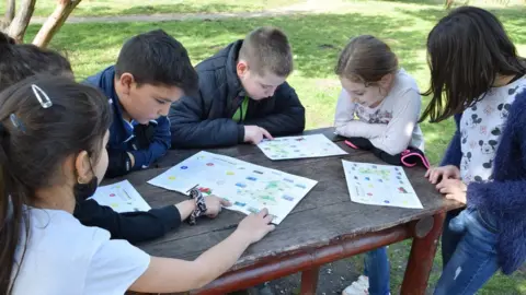 The Welsh-Hungarian Cultural Association Children learning