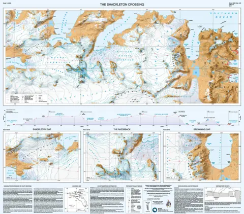 BAS Shackleton route