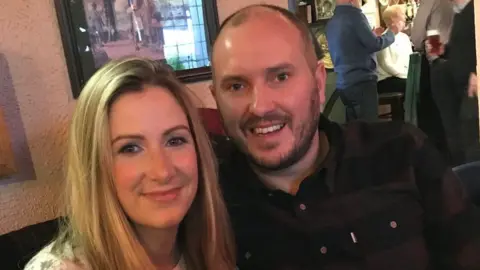 Rachael Bland Rachael Bland with her husband Steve