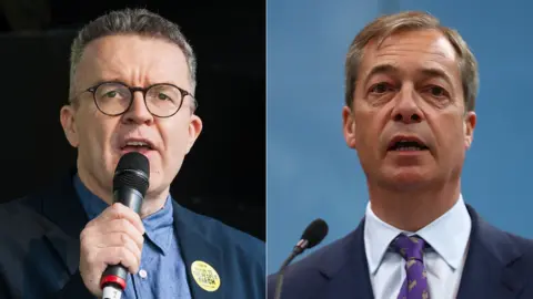 Getty Images Tom Watson and Nigel Farage